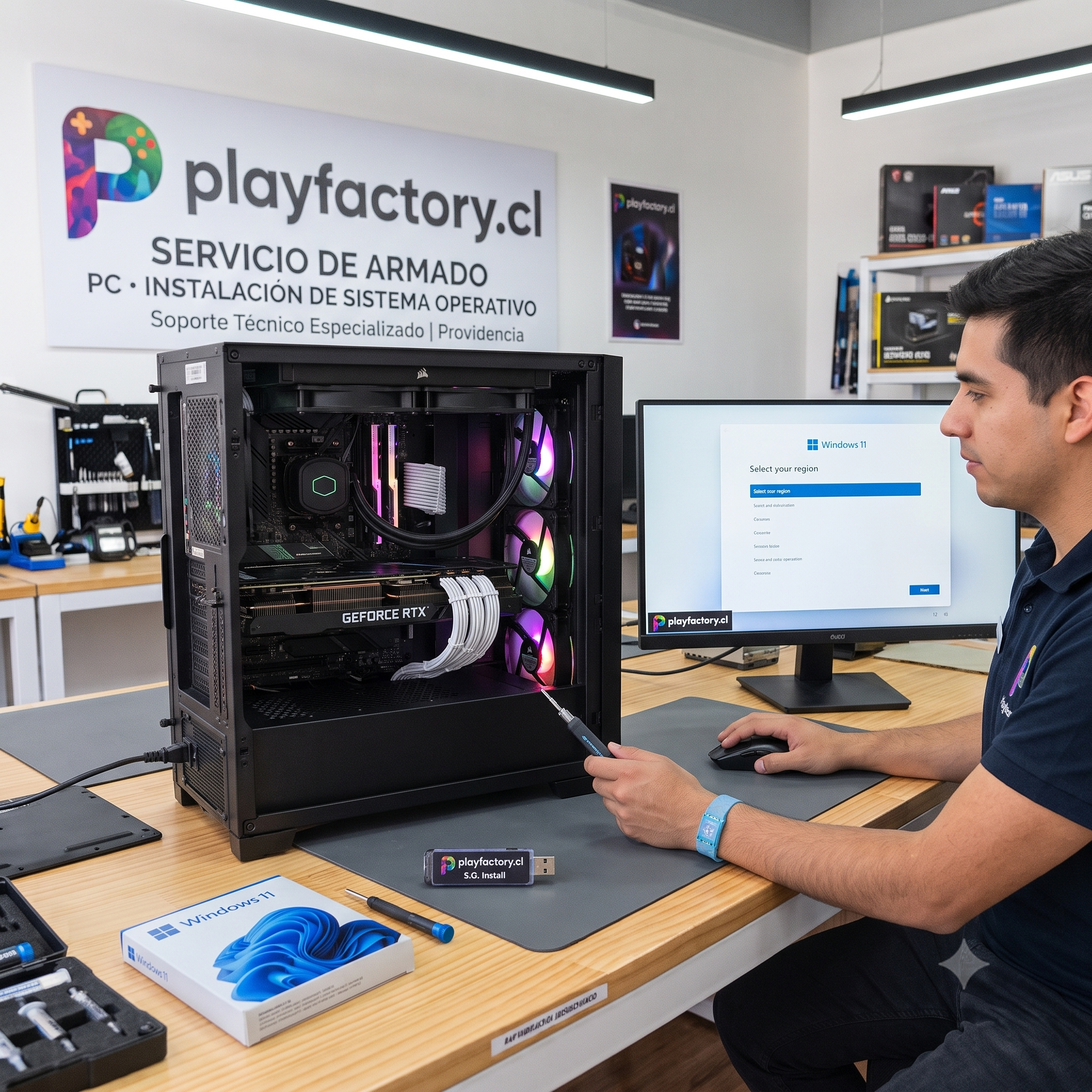 Servicio de armado PC y Instalación de Sistema Operativo