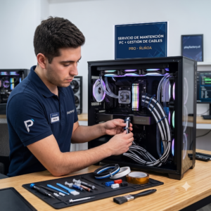 Servicio de mantención PC+ Gestión de cables