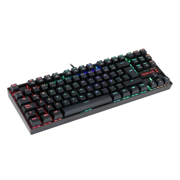 Teclado Gamer Mecánico Redragon Kumara K552 Black RGB Switch Red - Imagen 7