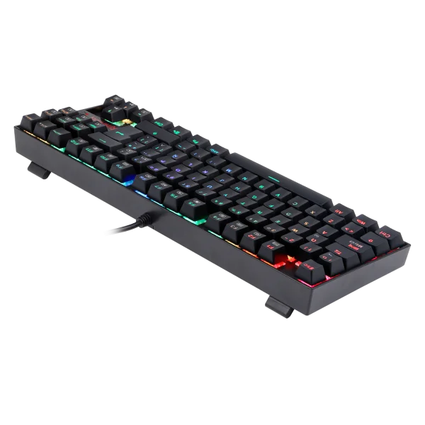 Teclado Gamer Mecánico Redragon Kumara K552 Black RGB Switch Red - Imagen 8