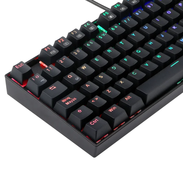 Teclado Gamer Mecánico Redragon Kumara K552 Black RGB Switch Red - Imagen 9