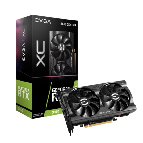 Tarjeta de Video EVGA GeForce RTX 3050 XC Gaming 8gb DDR6