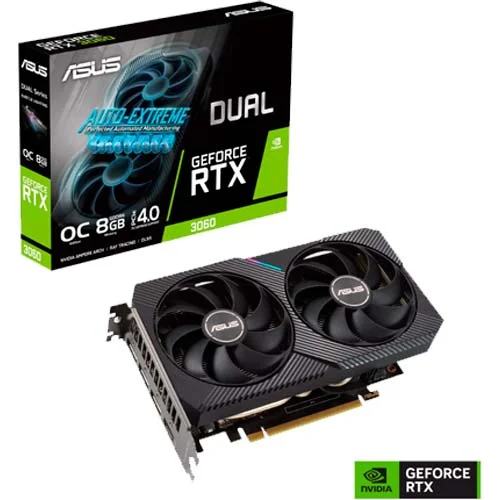 Tarjeta de Video ASUS DUAL RTX 3060 O8G