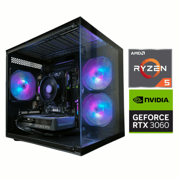 PC Gamer AMD Ryzen 5 5500 | RTX 3060 | 16GB RAM | 500GB SSD | Win11