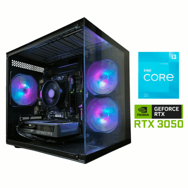 Pc Gamer Intel i3 12100F | RTX 3050 | 16GB | 500GB SSD | H610 | Win11