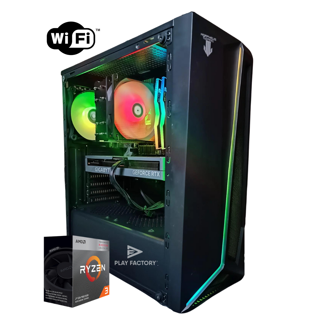 Computador Gaming Vibox I-3 PC - Quad Core AMD Ryzen 3200G Processador 4GHz  - Radeon Vega 8 - 16GB RAM - 500GB NVMe M.2 SSD - Windows 11 - WiFi -  Desktop Gaming - Compra na