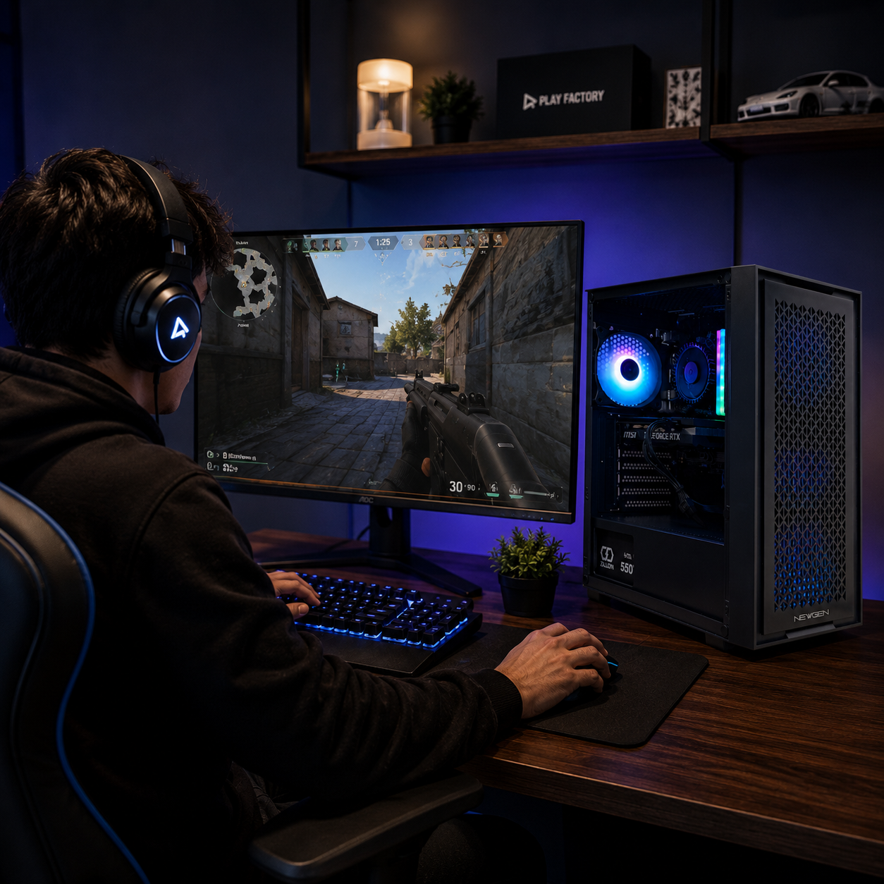 PC Gamer Intel i5 12400F | RTX 3050 | 16GB RAM | 500GB SSD | Windows 11 - Imagen 4