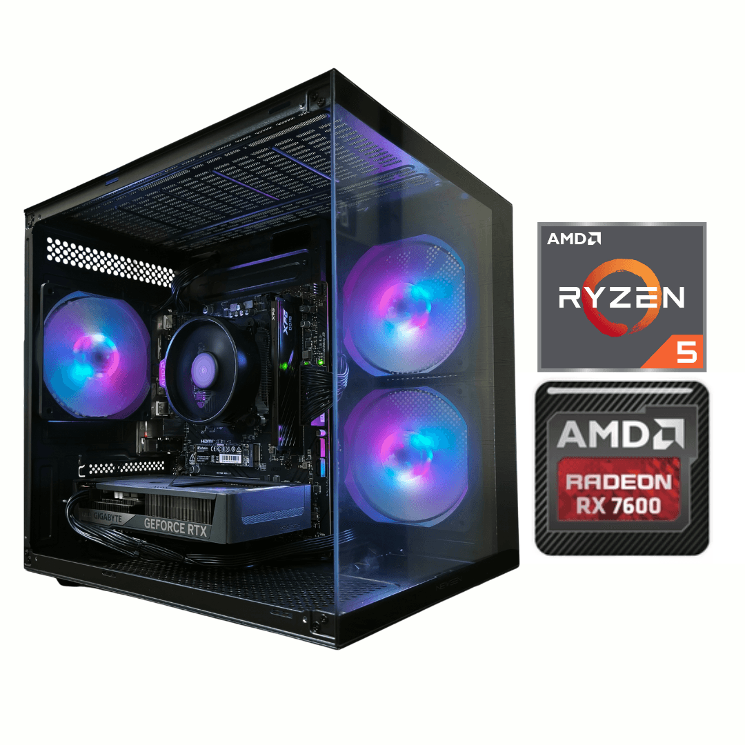 PC Gamer AMD Ryzen 5 5500 | RX 7600 8GB | 16GB | 500GB SSSD | Win11