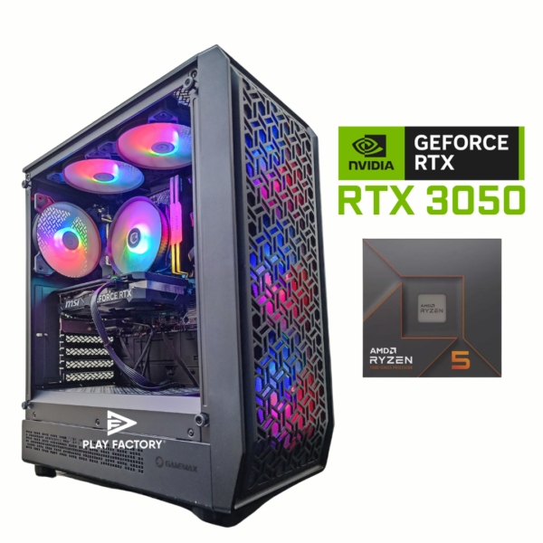 PC Gamer AMD Ryzen 5 7600 | RTX 3050 | 16GB RAM DDR5 | 1TB | Win11