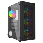 Gabinete ATX NEWGEN Titanium 01 MESH Black Negro