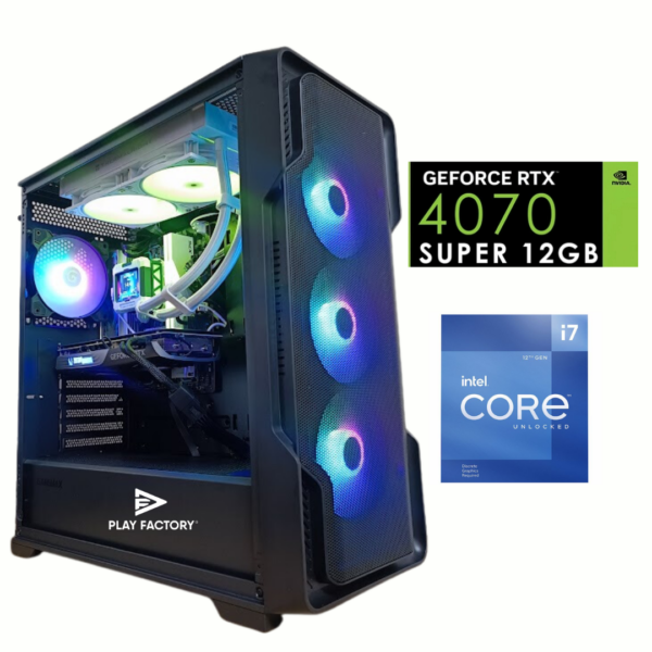 PC Gamer INTEL I7 12700F | RTX 4070 SUPER | 16GB RAM DDR4 | 1TB | Win11