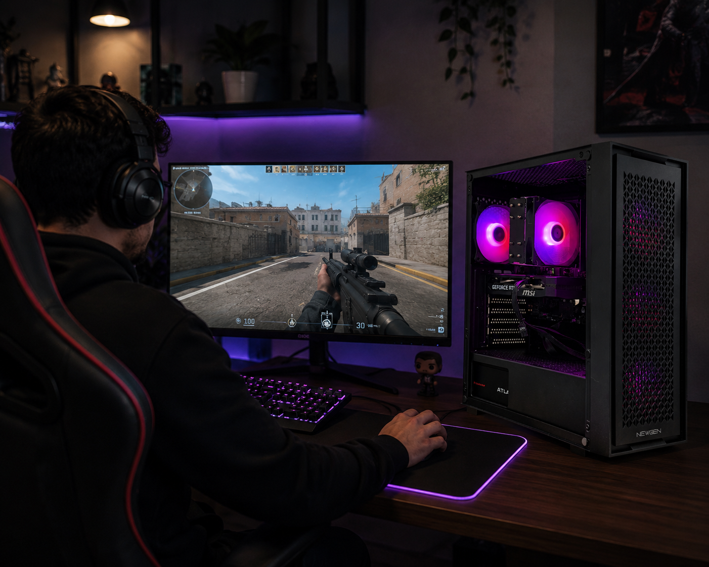 PC Gamer AMD Ryzen 7 5700X | RTX 3050 | 16GB RAM | 500GB SSD | Windows 11 - Imagen 4