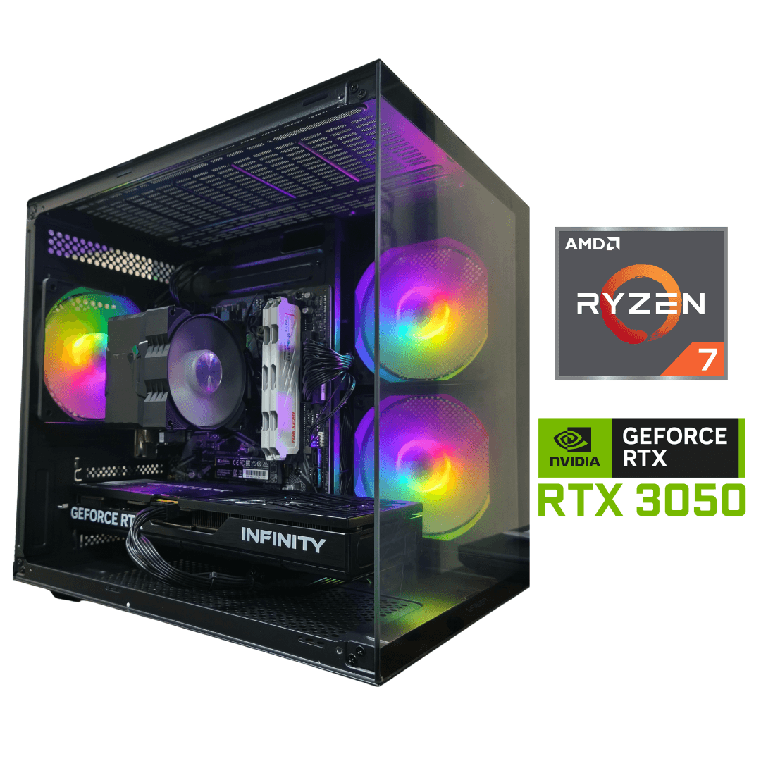 PC Gamer AMD RYZEN 7 5700X | RTX 3050 | 16GB | 500GB SSD | Win11