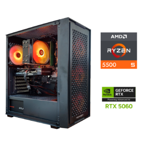 PC Gamer AMD Ryzen 5 5500 | RTX 5060 8GB | 16GB | 500GB SSD | Win11