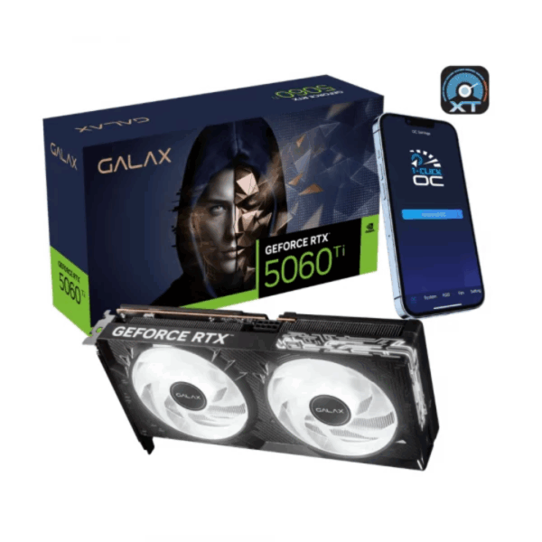 Tarjeta de Video GeForce RTX 5060 Ti 1-Click OC 8GB GALAX