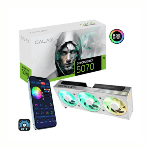 Tarjeta de video RTX 5070 EX Gamer 1 Click OC White Galax