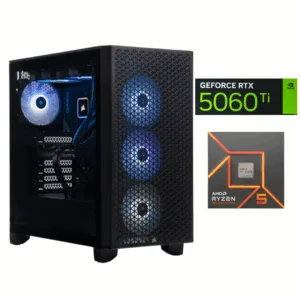 PC Gamer AMD Ryzen 5 7600 | RTX 5060 TI 8GB | 16GB DDR5 | 1TB NVME | Win11