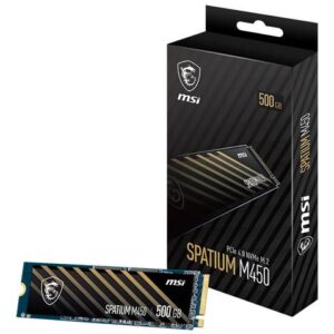 Disco SSD MSI Spatium m450 PCIe 4,0 500GB V1
