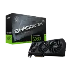 Tarjeta de Video MSI  Geforce RTX 5080 16G Shadow 3x OC (G5080-16S3C)