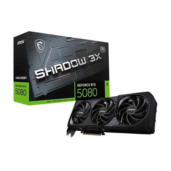 Tarjeta de Video MSI  Geforce RTX 5080 16G Shadow 3x OC (G5080-16S3C) - Imagen 2