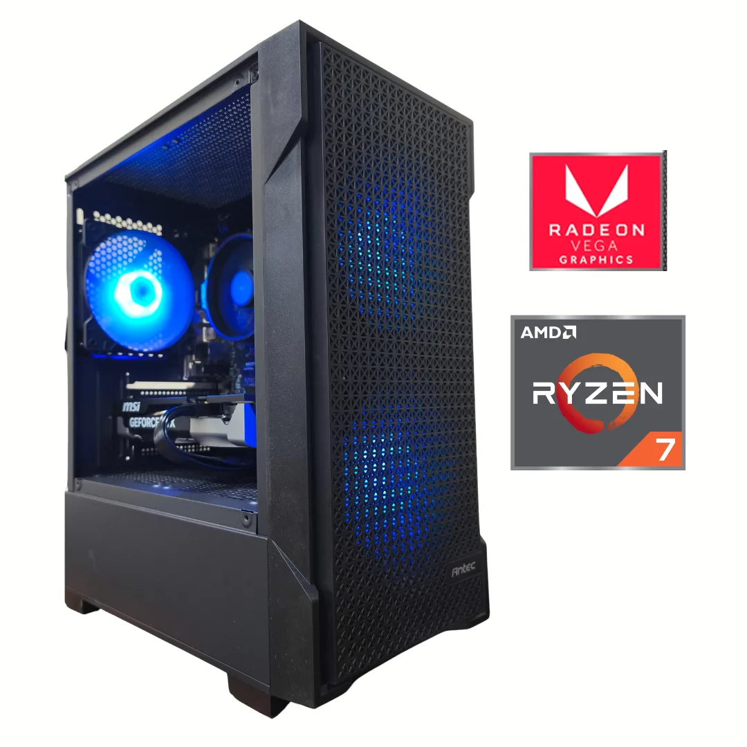 Pc Gamer Ryzen 7 5700G | 16GB | 500GB SSD | A520 | Win11