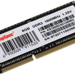 MEMORIA SODIMM DDR3 KINGSPEC 8GB 1600MHZ