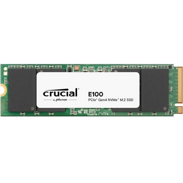 Disco Unidad SSD Crucial E100 480GB M.2 22*80 PCIe G4 NVME Lec 4700MB/s Esc 2500MB/s