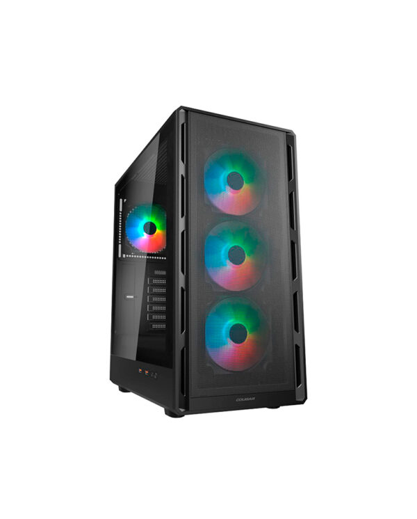 Gabinete  Cougar Airface Pure RGB  S/Fuente  ATX - Negro