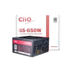Fuente de poder Clio GS-650W Plus 80