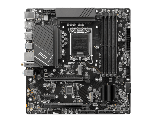 Placa Madre MSI PRO B760M-A WIFI DDR5 - Imagen 3