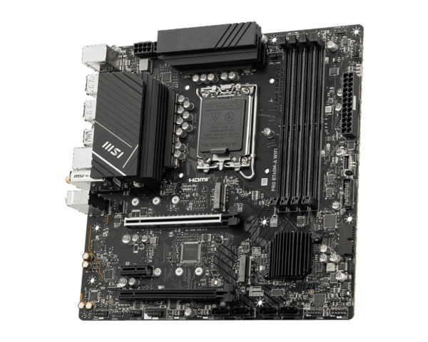 Placa Madre MSI PRO B760M-A WIFI DDR5 - Imagen 2