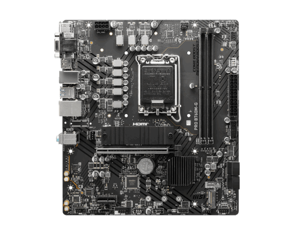 Placa Madre MSI PRO B760M-G DDR5 - Imagen 2