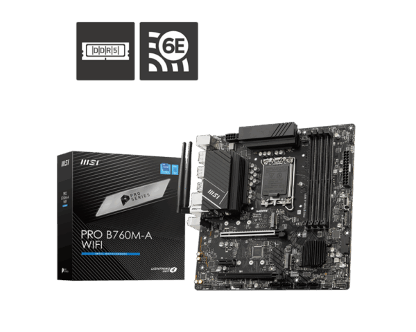 Placa Madre MSI PRO B760M-A WIFI DDR5