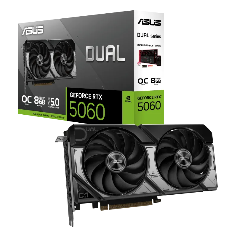 Tarjeta de Video Asus RTX 5060 8GB OC Edition DDR7