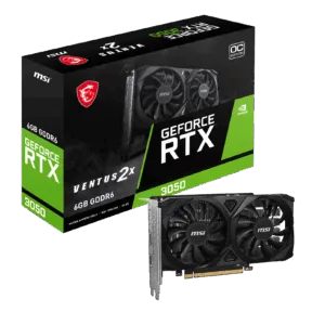 Tarjeta de Video MSI RTX 3050 Ventus 2X 6G OC