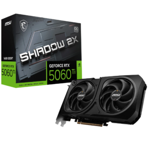 Tarjeta de Video MSI RTX 5060 Ti 16G SHADOW 2X OC PLUS