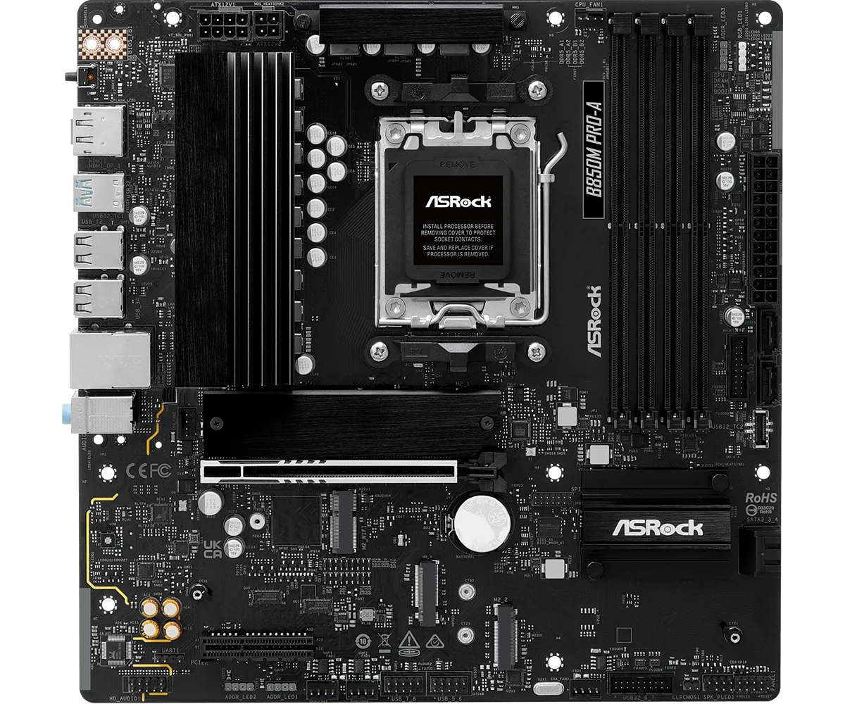 Placa Madre Asrock AMD B850M PRO-A AM5 - Imagen 3