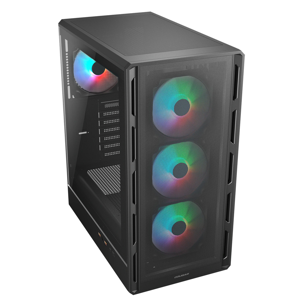 Gabinete Cougar Airface Pure RGB S/Fuente ATX - Negro Airface Pure RGB - S/Fuente - ATX - Negro - Imagen 4