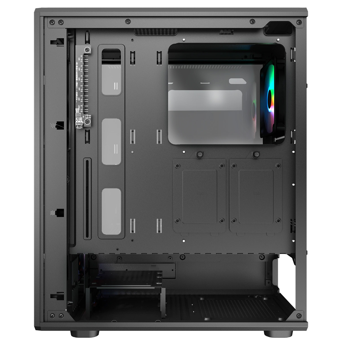 Gabinete Cougar Airface Pure RGB S/Fuente ATX - Negro Airface Pure RGB - S/Fuente - ATX - Negro - Imagen 9