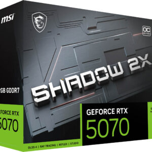 Tarjeta de Video MSI RTX 5070 SHADOW 2X OC