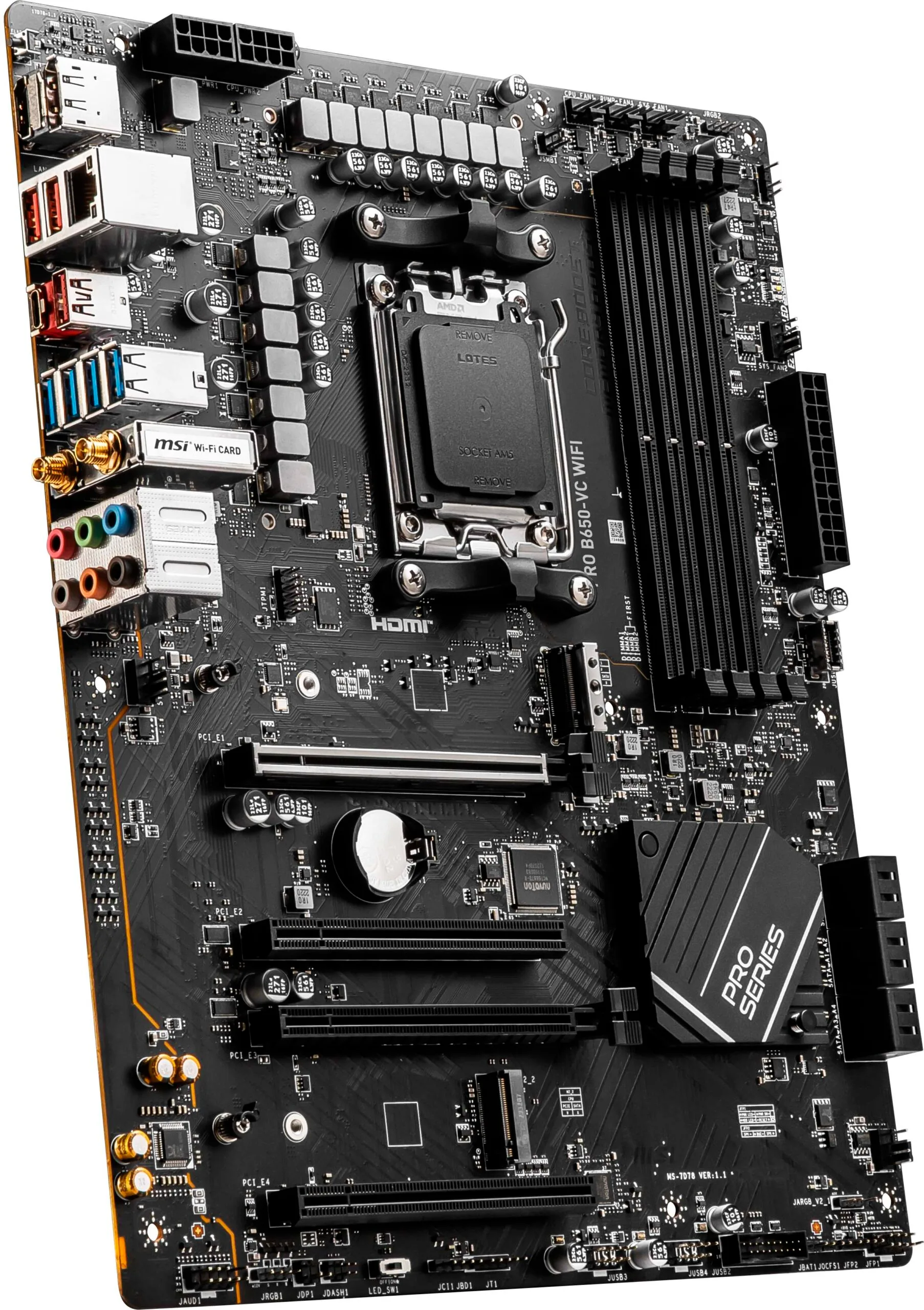 Placa Madre MSI AMD PRO B650-VC WIFI (BULK) PRO B650-VC WIFI (BULK) - Imagen 7