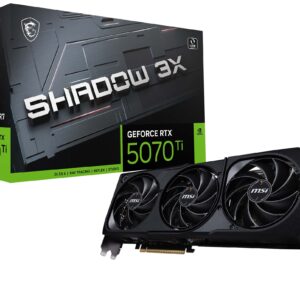 Tarjeta de Video MSI RTX 5070 Ti 16G SHADOW 3X