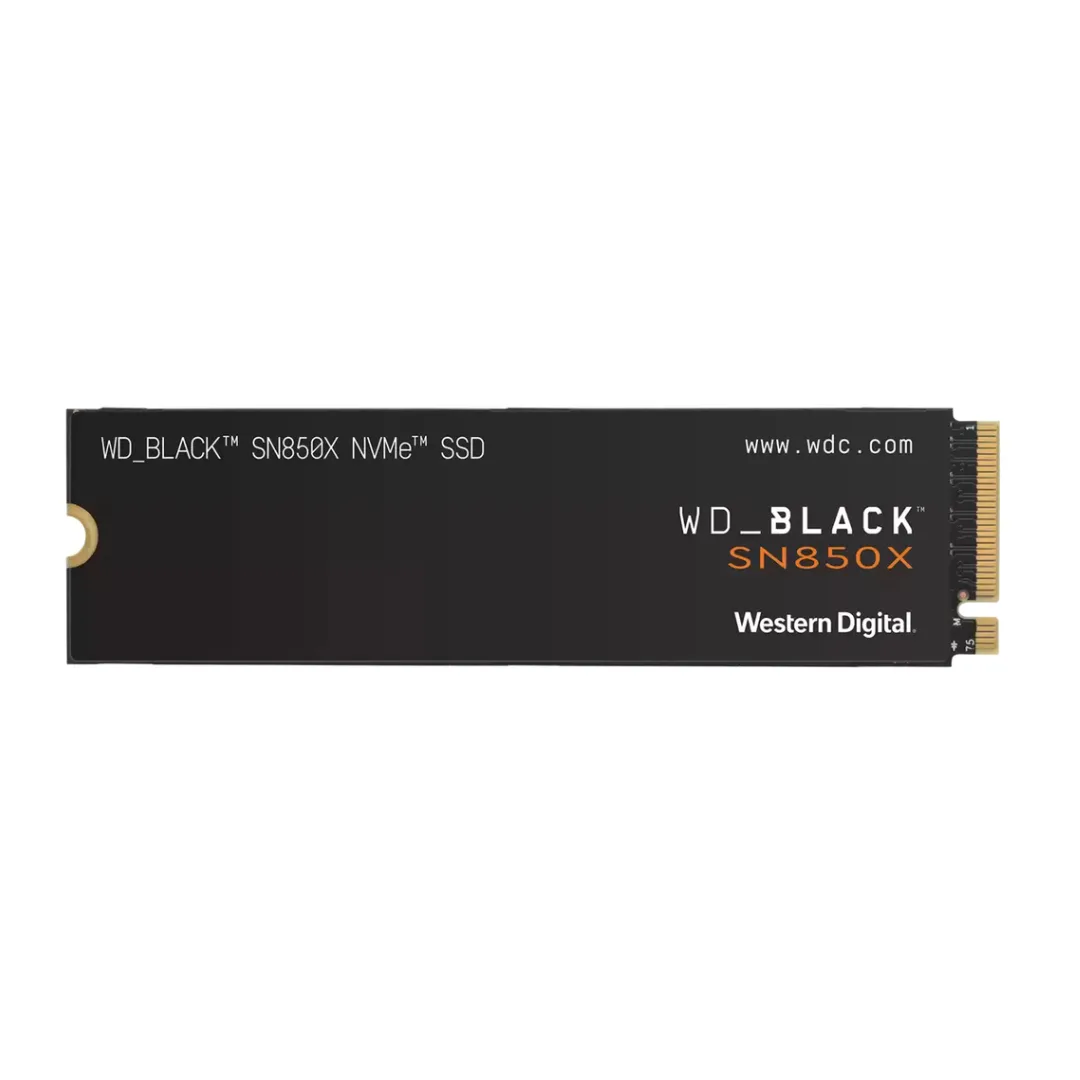 Disco SSD western digital black 1tb sn850x nvme pcie gen4 m.2 2280 p/n wds100t2x0e