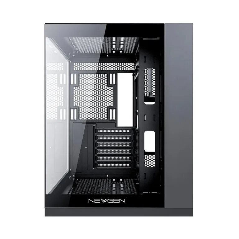 Gabinete NEWGEN COBALT XL Glass ATX BTF Black V2 (3 Fans ARGB) - Imagen 5