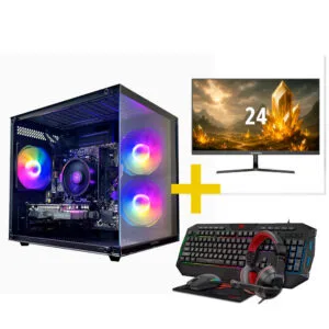 PC Gamer Ryzen 3 3200G | 16gb | 500SSD + Monitor 24 IPS KIT TECLADO GAMER
