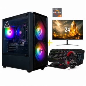 PC Gamer Ryzen 7 5700G | 16gb | 500SSD + Monitor 24 IPS KIT TECLADO GAMER