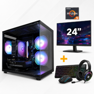 PC Gamer Ryzen 5 5600GT | 16gb | 500SSD + Monitor 24 IPS KIT TECLADO GAMER