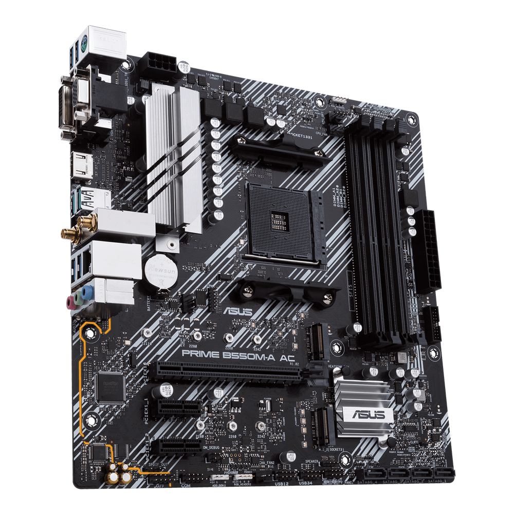 Placa Madre Asus PRIME B550M-A AC - Imagen 4