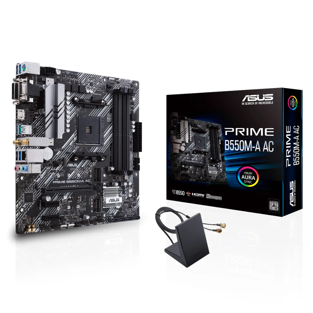 Placa Madre Asus PRIME B550M-A AC