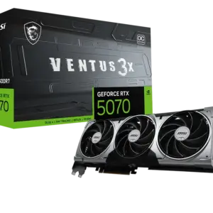 Tarjeta de video MSI GeForce RTX 5070 12G VENTUS 3X OC [G5070-12V3C]